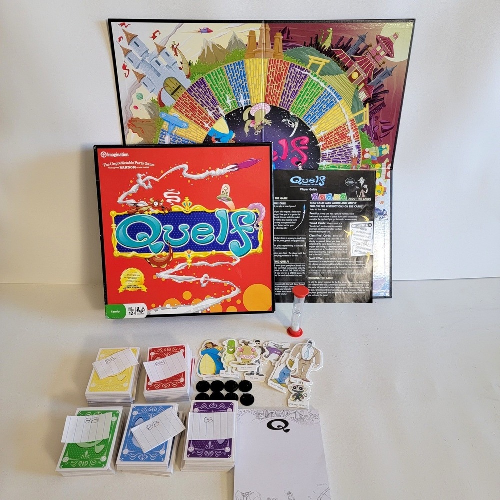 Quelf The Unpredictable Party Game Imagination Entertainment 2005 3-6 Players